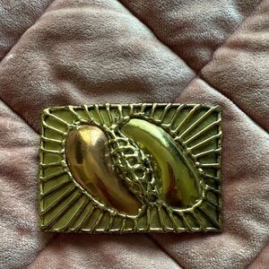 Vintage Gold and Bronze Belt Buckle